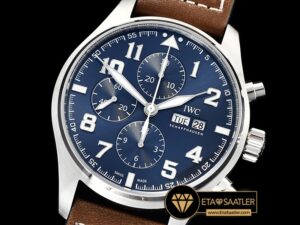 IWC0409 - Pilot Chrono Le Petit 377721 SSLE Blue ZF A7750 - 01.jpg